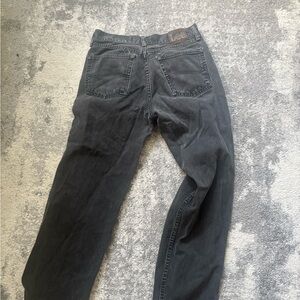 BLACK LEE JEANS 32x32 Casual Work Utility Pants Denim Y2K 90s Classic Relaxed